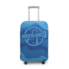 Чехол для чемодана 3D с принтом Borderlands , 86% полиэфир, 14% спандекс | двустороннее нанесение принта, прорези для ручек и колес | 2k | bl | bl3 | borderlands | legendary | lilith | loot | looter shooter | pc | review | zombie island | брик | лилит | мордекай | пограничье | роланд