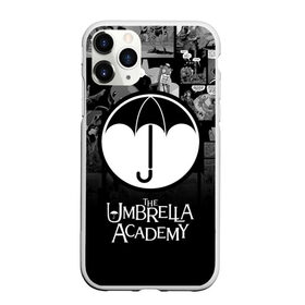 Чехол для iPhone 11 Pro матовый с принтом Академия Амбрелла , Силикон |  | the umbrella academy | umbrella | академия амбрелла | амбрелла | герб | зонтик | комиксы