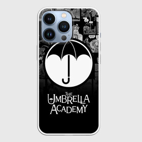Чехол для iPhone 13 Pro с принтом Академия Амбрелла ,  |  | Тематика изображения на принте: the umbrella academy | umbrella | академия амбрелла | амбрелла | герб | зонтик | комиксы