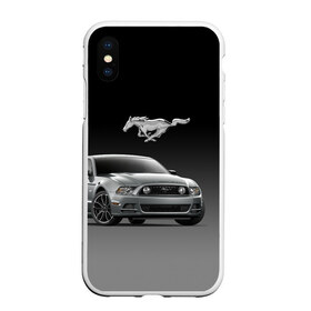 Чехол для iPhone XS Max матовый с принтом Mustang , Силикон | Область печати: задняя сторона чехла, без боковых панелей | car | hoofs | horse | mane | motorsport | mustang | power | prestige | tail | usa | автомобиль | автоспорт | грива | конь | копыта | лошадь | мощь | мустанг | престиж | сша | хвост