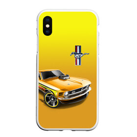 Чехол для iPhone XS Max матовый с принтом Mustang , Силикон | Область печати: задняя сторона чехла, без боковых панелей | car | hoofs | horse | mane | motorsport | mustang | power | prestige | tail | usa | автомобиль | автоспорт | грива | конь | копыта | лошадь | мощь | мустанг | престиж | сша | хвост