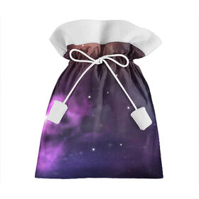 Подарочный 3D мешок с принтом Космические туманности , 100% полиэстер | Размер: 29*39 см | Тематика изображения на принте: арт | звёзды | космос | красный | облако | оранжевый | розовый | синий | сияние | темный | туманность | фиолетовый | черный | яркие цвета