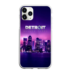 Чехол для iPhone 11 Pro Max матовый с принтом Detroit Become Human(S) , Силикон |  | android | connor | detroit become human | game | rk 800 | urban | будущее | город | детроит | игры | мир | роботы | технологии
