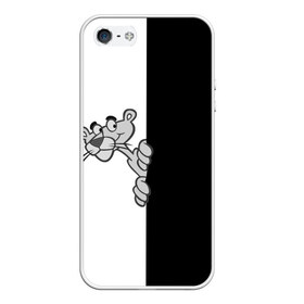 Чехол для iPhone 5/5S матовый с принтом Пантера , Силикон | Область печати: задняя сторона чехла, без боковых панелей | мультик | мультфильм | пантера | персонаж | розовая пантера