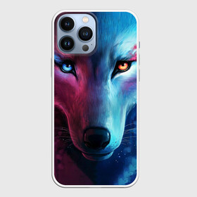 Чехол для iPhone 13 Pro Max с принтом ВЗГЛЯД ВОЛКА ,  |  | animals | wolf | волк | волки | животные | звери | луна | одиночка | хищник