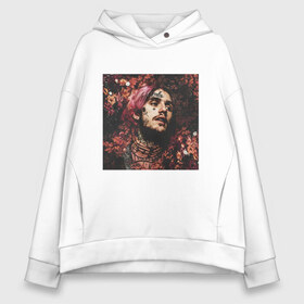 Женское худи Oversize хлопок с принтом Lil Peep , френч-терри — 70% хлопок, 30% полиэстер. Мягкий теплый начес внутри —100% хлопок | боковые карманы, эластичные манжеты и нижняя кромка, капюшон на магнитной кнопке | lil peep | lil peep in roses | pop | rap | лил пип | лил пип в розах | поп | розы | рэп