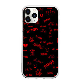 Чехол для iPhone 11 Pro Max матовый с принтом Lil Peep , Силикон |  | benz truck | emo rap | gbc | gustav elijah ahr | hip hop | lil | lil peep | lil tracy | lilpeep | peep | rap | rip | густав элайджа | лил пип