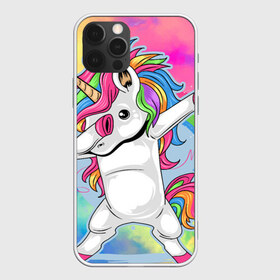 Чехол для iPhone 12 Pro Max с принтом UNICORN DABBING , Силикон |  | Тематика изображения на принте: dabbing | unicorn | деб | единорог | радуга | танец | флекс