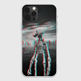 Чехол для iPhone 12 Pro Max с принтом Siren Head Horror Glitch , Силикон |  | glitch | glitch siren head | rgb | siren head | sirena | глитч | глич | ретро | сирейноголовый | сирена | сиреноголовый