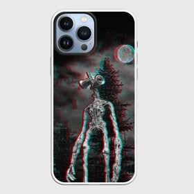 Чехол для iPhone 13 Pro Max с принтом Siren Head Horror ,  |  | glitch | glitch siren head | rgb | siren head | sirena | глитч | глич | ретро | сирейноголовый | сирена | сиреноголовый