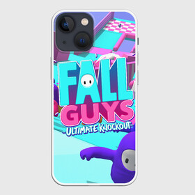 Чехол для iPhone 13 mini с принтом Fall Guys ,  |  | fall guys | fallguys | ultimate knockout | игры | фолл гайз