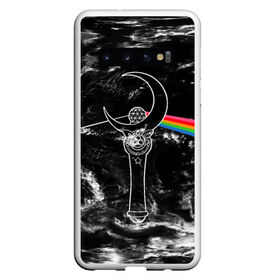 Чехол для Samsung Galaxy S10 с принтом Dark Side of the Moon Stick , Силикон | Область печати: задняя сторона чехла, без боковых панелей | anime | japan | manga | pink floyd | sailor moon | аниме | девочка | девушка | луна | лунная призма | манга | сейлор мун | сэйлор мун | япония