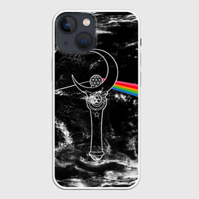 Чехол для iPhone 13 mini с принтом Dark Side of the Moon Stick ,  |  | anime | japan | manga | pink floyd | sailor moon | аниме | девочка | девушка | луна | лунная призма | манга | сейлор мун | сэйлор мун | япония