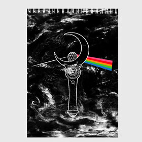 Скетчбук с принтом Dark Side of the Moon Stick , 100% бумага
 | 48 листов, плотность листов — 100 г/м2, плотность картонной обложки — 250 г/м2. Листы скреплены сверху удобной пружинной спиралью | anime | japan | manga | pink floyd | sailor moon | аниме | девочка | девушка | луна | лунная призма | манга | сейлор мун | сэйлор мун | япония