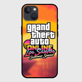 Чехол для iPhone 13 с принтом GTA Online: Los Santos ,  |  | auto | game | grand | gta | gta5 | los santos | rockstar | theft | гта | гта5 | игра | лос сантос | майкл | онлайн | рокстар | тревор | франклин