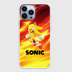 Чехол для iPhone 13 Pro Max с принтом SONIC ,  |  | Тематика изображения на принте: hedgehog | metal sonic | silver | silver the hedgehog | sonic | sonic boom | sonic the hedgehog | ёж сонник | игры | соник | фильмы