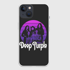 Чехол для iPhone 13 с принтом Deep Purple ,  |  | album | deep | hard | metal | purple | rock | альбом | британия | группа | метал | рок | хард | хеви