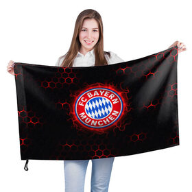 Флаг 3D с принтом Бавария (футбольный клуб) , 100% полиэстер | плотность ткани — 95 г/м2, размер — 67 х 109 см. Принт наносится с одной стороны | bayern | bayern munchen | бавария | бавария мюнхен | мюнхенская бавария | спорт | футбол | футбольный клуб