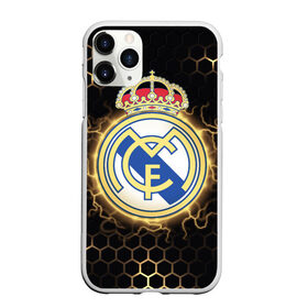 Чехол для iPhone 11 Pro Max матовый с принтом Реал Мадрид , Силикон |  | real madrid | real madrid club de futbol | реал | реал мадрид | спорт | футбол | футбольный клуб