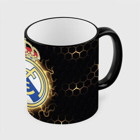 Кружка с принтом Реал Мадрид , керамика | ёмкость 330 мл | real madrid | real madrid club de futbol | реал | реал мадрид | спорт | футбол | футбольный клуб