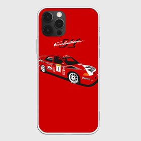 Чехол для iPhone 12 Pro Max с принтом Mitsubishi Lancer Evolution VI , Силикон |  | car | evo | evolution | lancer | legend | makinen | mitsubishi | rally | митсубиси | митсубиши