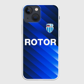 Чехол для iPhone 13 mini с принтом РОТОР Волгоград ,  |  | Тематика изображения на принте: fc | football club | rotor | rotor volgograd | sport | vlg | volgograd | волгоград | ротор | ротор волгоград | униформа | фирменые цвета | фк | форма | футбольная | футбольная форма ротор