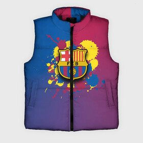 Мужской жилет утепленный 3D с принтом Barcelona ,  |  | barcelona | barselona | futbol club | барса | барселона | лионель месси | люблю футбол | месси | сине гранатовые | фанат | фк барселона | форма | форма игроков | футбол | футбольный клуб | эмблема | эмблема клуба