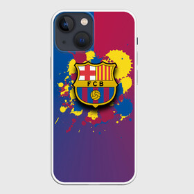 Чехол для iPhone 13 mini с принтом Barcelona ,  |  | barcelona | barselona | futbol club | барса | барселона | лионель месси | люблю футбол | месси | сине гранатовые | фанат | фк барселона | форма | форма игроков | футбол | футбольный клуб | эмблема | эмблема клуба