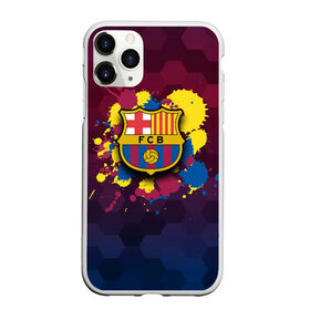 Чехол для iPhone 11 Pro Max матовый с принтом Barcelona , Силикон |  | barcelona | barselona | futbol club | барса | барселона | лионель месси | люблю футбол | месси | сине гранатовые | фанат | фк барселона | форма | форма игроков | футбол | футбольный клуб | эмблема | эмблема клуба