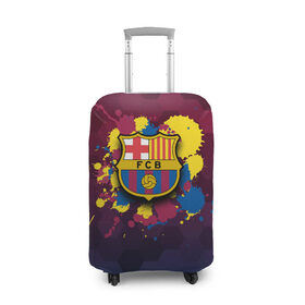 Чехол для чемодана 3D с принтом Barcelona , 86% полиэфир, 14% спандекс | двустороннее нанесение принта, прорези для ручек и колес | barcelona | barselona | futbol club | барса | барселона | лионель месси | люблю футбол | месси | сине гранатовые | фанат | фк барселона | форма | форма игроков | футбол | футбольный клуб | эмблема | эмблема клуба