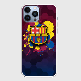 Чехол для iPhone 13 Pro Max с принтом Barcelona ,  |  | barcelona | barselona | futbol club | барса | барселона | лионель месси | люблю футбол | месси | сине гранатовые | фанат | фк барселона | форма | форма игроков | футбол | футбольный клуб | эмблема | эмблема клуба