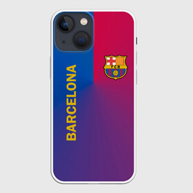 Чехол для iPhone 13 mini с принтом Barcelona ,  |  | barcelona | barselona | futbol club | барса | барселона | лионель месси | люблю футбол | месси | сине гранатовые | фанат | фк барселона | форма | форма игроков | футбол | футбольный клуб | эмблема | эмблема клуба