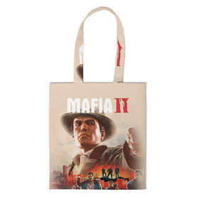 Шоппер 3D с принтом Mafia II , 100% полиэстер | Плотность: 200 г/м2; Размер: 34×35 см; Высота лямок: 30 см | definitive edition | mafia | mafia ii | вито скалетта | генри томасино | джо барбаро | лео галанте | мафия | мафия 2 | томас анджело | франческа | фрэнк винчи | эдди скарпа