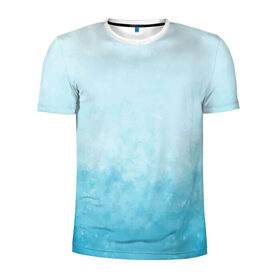 Мужская футболка 3D спортивная с принтом Небо , 100% полиэстер с улучшенными характеристиками | приталенный силуэт, круглая горловина, широкие плечи, сужается к линии бедра | голубизна | небесный цвет | облака | потерялся | тучи
