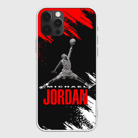 Чехол для iPhone 12 Pro Max с принтом MICHAEL JORDAN , Силикон |  | jordan | michael | michael jordan | nba | баскетбол | баскетболист | джордан | защитник | майкл | майкл джордан | нба