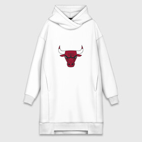 Платье-худи хлопок с принтом Chicago Bulls ,  |  | jordan | michael | michael jordan | баскетбол | джордан | майкл | стиль