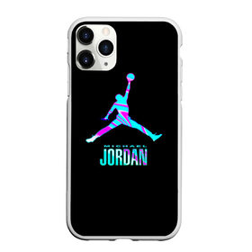 Чехол для iPhone 11 Pro матовый с принтом Jordan , Силикон |  | jordan | michael | nba | баскетбол | джорданмайкл | игра | легенда | майкл джордан | мяч | неон | футбол