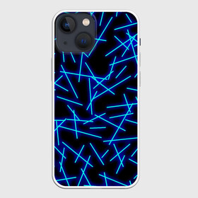 Чехол для iPhone 13 mini с принтом Неоновые линии ,  |  | geometry | neon | pattern | stripes | блестки | геометрические | геометрия | градиент | лампочка | линии | неоновый | паттерн | пламя | полоски | полосы | свет | светящиеся | сияние | текстура | текстурные