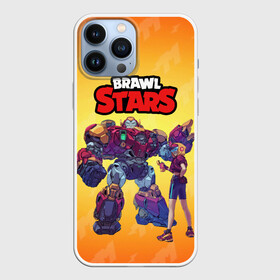 Чехол для iPhone 13 Pro Max с принтом Brawl Stars Макс и Вольт ,  |  | brawl stars | crow | games | leon | max | sandy | spike | summer of monsters | surge | барли | беа | биби | бравл | броул ставрс | ворон | гэйл | деррил | джеки | джина | игры | карл | леон | лето монстров | макс | мистер п | мортис | 