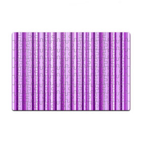 Пазл магнитный 126 элементов с принтом Фиолетово-чёрные полосы , полимерный материал с магнитным слоем | 126 деталей, размер изделия —  180*270 мм | Тематика изображения на принте: вертикальные полосы | вертикальный рисунок | линии | полосы | розовый | светлый | темный | фиолетовый | черный