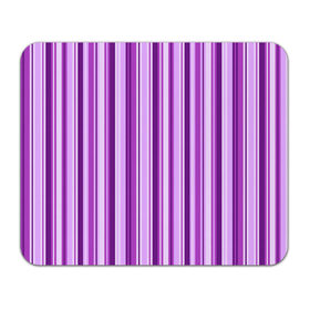 Коврик для мышки прямоугольный с принтом Фиолетово-чёрные полосы , натуральный каучук | размер 230 х 185 мм; запечатка лицевой стороны | вертикальные полосы | вертикальный рисунок | линии | полосы | розовый | светлый | темный | фиолетовый | черный
