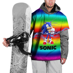 Накидка на куртку 3D с принтом SONIC RAINBOW , 100% полиэстер |  | hedgehog | metal sonic | silver | silver the hedgehog | sonic | sonic boom | sonic the hedgehog | ёж сонник | игры | соник | фильмы