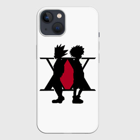 Чехол для iPhone 13 с принтом XX Гон Фрикс и Киллуа Золдик ,  |  | alluka | anime | chrollo | gon | hisoka | hunter | hunter x hunter | hxh | japan | kalluto | killua | kurapika | lucilfer | x | аниме | гон | куроро | люцифер | мульт | охотник | х | хисока | япония