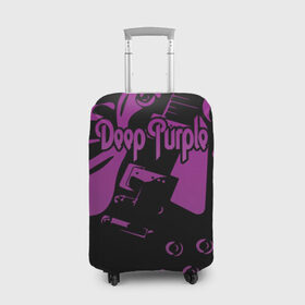 Чехол для чемодана 3D с принтом Deep Purple , 86% полиэфир, 14% спандекс | двустороннее нанесение принта, прорези для ручек и колес | deep purple | whoosh | дэвид ковердейл | иэн гиллан | метал | ричи блэкмор | роджер гловер | рок | свист | хард | хэви