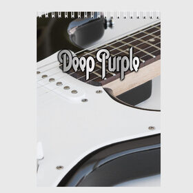 Скетчбук с принтом Deep Purple , 100% бумага
 | 48 листов, плотность листов — 100 г/м2, плотность картонной обложки — 250 г/м2. Листы скреплены сверху удобной пружинной спиралью | deep purple | whoosh | дэвид ковердейл | иэн гиллан | метал | ричи блэкмор | роджер гловер | рок | свист | хард | хэви