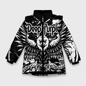 Зимняя куртка для девочек 3D с принтом Deep Purple , ткань верха — 100% полиэстер; подклад — 100% полиэстер, утеплитель — 100% полиэстер. | длина ниже бедра, удлиненная спинка, воротник стойка и отстегивающийся капюшон. Есть боковые карманы с листочкой на кнопках, утяжки по низу изделия и внутренний карман на молнии. 

Предусмотрены светоотражающий принт на спинке, радужный светоотражающий элемент на пуллере молнии и на резинке для утяжки. | deep purple | whoosh | дэвид ковердейл | иэн гиллан | метал | ричи блэкмор | роджер гловер | рок | свист | хард | хэви
