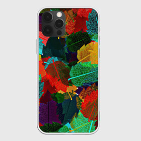 Чехол для iPhone 12 Pro Max с принтом Abstract Autumn Leaves , Силикон |  | Тематика изображения на принте: абстракция | дерево | деревья | дождь | клен | лес | листики | листочки | листья | листья дуба | листья клен | листья неон | листья тропические | оранжевая | оранжевый | осень | текстура | узор | уют