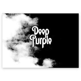 Поздравительная открытка с принтом Deep Purple , 100% бумага | плотность бумаги 280 г/м2, матовая, на обратной стороне линовка и место для марки
 | deep purple | альбом | гловер | группа | дееп | деп | ди | дип | диперпл | дипперпл | иэн гиллан | иэн пэйс | лого | логотип | метал | морс | пепл | перпл | прогрессивный | психоделический | рок | символ | хард