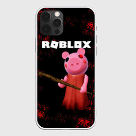 Чехол для iPhone 12 Pro Max с принтом ROBLOX PIGGY - СВИНКА ПИГГИ , Силикон |  | Тематика изображения на принте: pig | piggy | roblox | игра | компьютерная игра | логотип | онлайн | онлайн игра | пигги | поросенок | роблакс | роблокс | свинка | свинья