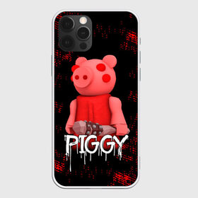 Чехол для iPhone 12 Pro Max с принтом ROBLOX PIGGY - СВИНКА ПИГГИ , Силикон |  | pig | piggy | roblox | игра | компьютерная игра | логотип | онлайн | онлайн игра | пигги | поросенок | роблакс | роблокс | свинка | свинья